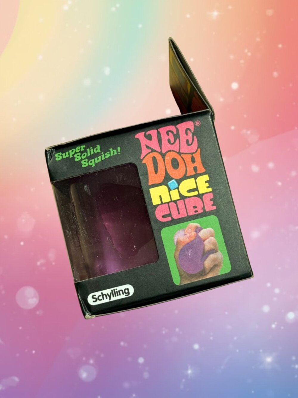 ๐ NeeDoh | Purple Nice Cube - Picture 2 of 4